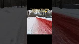 The Reason Why This Road Is So Red 🤔 #interesting
