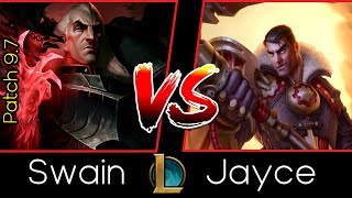 [Diamond elo] Swain Vs Jayce Top Lane Season 9 Ranked Highlights ft. An actual jungler! (Patch 9.7)