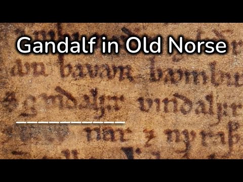 Gandalf in Old Norse