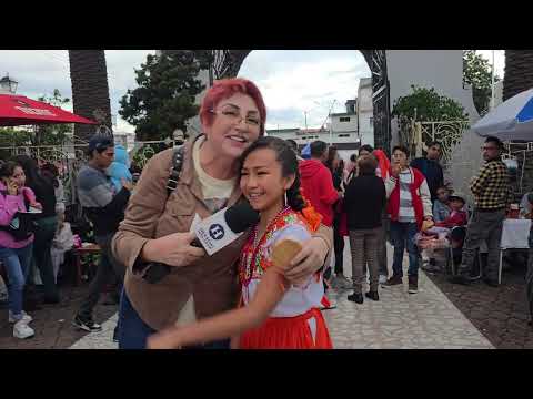 Fernanda Tapia en el día de Corpus Christi en Zapotitlán CDMX