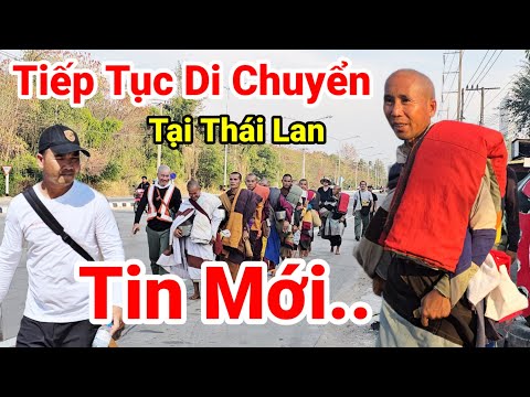 Tin Mới..Thầy Minh Tuệ Khoác Y Áo Mới Màu Đỏ Cười Tươi Cùng 9 Sư Lại Tiếp Tục Lên Đường Tại Thái Lan