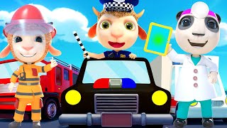 What Do You Want To Be? 🚒👮‍♂️🩺Firefighter, Police Officer or Doctor? 🚀 Dolly and Friends Cartoon