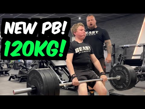 11 Year Old Deadlifts 265Lbs (120kg) ft Eddie Hall