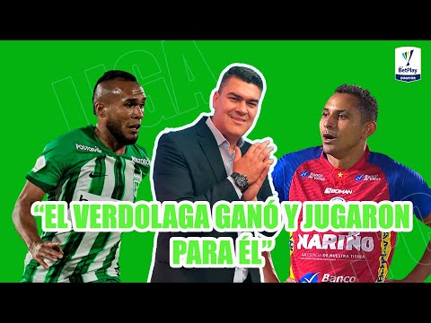 ATLÉTICO NACIONAL 2 PASTO 1 EL VERDOLAGA GANÓ Y JUGARON PARA ÉL Y SE ACERCA.