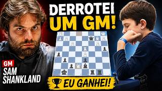 Ganhei do GM Sam Shankland!!!!♟️
