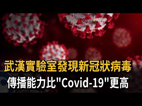 武漢實驗室發現新冠狀病毒 傳播能力比「Covid-19」更高－民視新聞