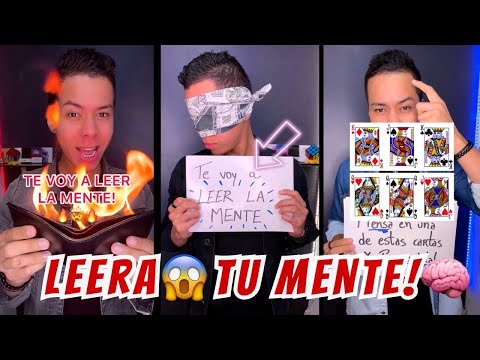 Te Voy a Leer la MENTE🤯3 Veces Sin de Decir🤫Ni Ver Nada!🫣