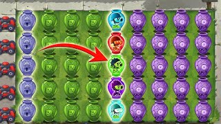 Pvz 2 Survival Vasebreaker - Mega gatling Pea & Other Pea Vs All Zombies
