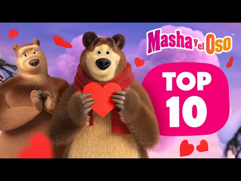 Masha y el Oso 💗 TOP 10 episodios sobre el amor 💗 Día del Amor y la Amistad 🎬 Masha and the Bear