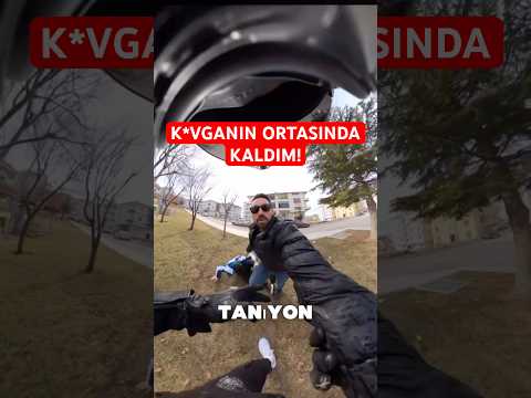 K*vganın ortasında kaldım #motobike #motorcycle #motovlog #motovlogger #automobile