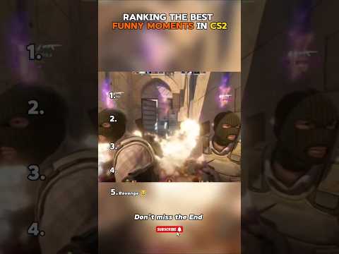 Top 5 best funny Moments in CS2 😂 #cs2 #csgo #funnyclips #cs2memes #gaming