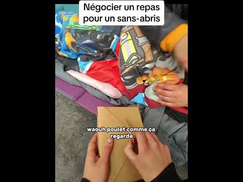 Négocier UN REPAS pour un SANS-ABRI