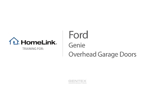 Ford - Genie and Overhead Garage Door HomeLink Training video poster