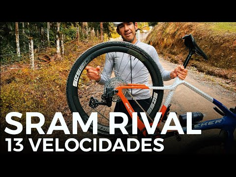 SRAM RIVAL XPLR DE 13 VELOCIDADES EM PRIMEIRA MÃO E PRIMEIRAS IMPRESSÕES