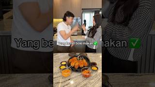 Yang jawab bener bole makan