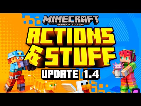 Como Tener Actions y Stuff 1.4 Minecraft PE Bedrock - Actions y Stuff 1.4 Addon Minecraft PE 1.21