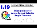 Exploring Triangle Angle Relationships