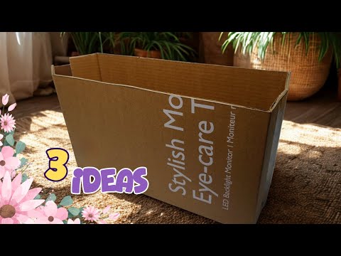 3 Amazing Ways to Reuse Cardboards!