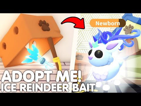 🎄HOW TO LURE IN FREE NEW ICE REINDEER PETS IN ADOPT ME!❄️FREE NEW CHRISTMAS LURE BAIT! ROBLOX