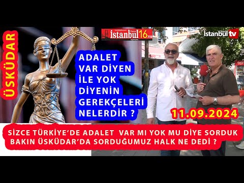 (Sayaçlı) Üsküdar'da Seçmen'e Sorduk Sizce Türkiye'de Adalet Var mı Yok Mu Ne  Dediler ?