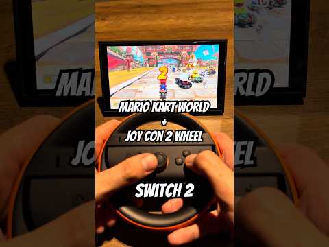 Playing Mario Kart WORLD Using Wheel - Switch 2