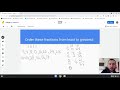 Comparing and Ordering Fractions, Decimals, and Percents