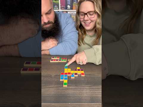 A Color Strategy Board Game?! Play Chromino With Us! #boardgames #gamenight #couple #asmodeepartner