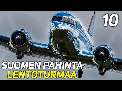 10 Suomen pahinta lento-onnettomuutta