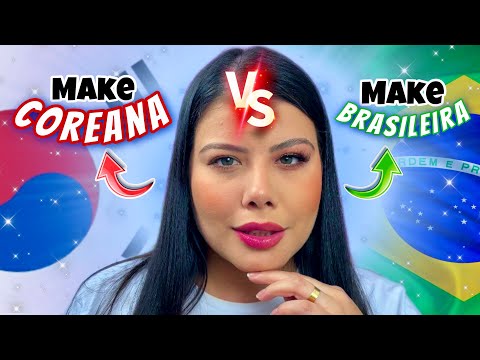 Make COREANA VS Make BRASILEIRA