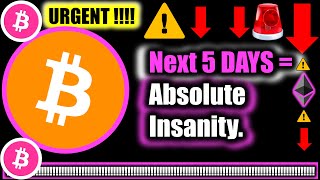 ⚠️INSANE!!!⚠️ *NEXT 5 DAYS* BITCOIN PRICE ANALYSIS!⚠️Crypto BTC Prediction/Cryptocurrency News Today