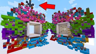 Huge Minecraft Redstone Auto Door 7.7 Builds Structures #1