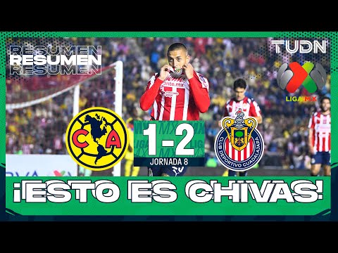 HIGHLIGHTS - América 1-2 Chivas | Liga MX - Jornada 8 Apertura 2025 | TUDN