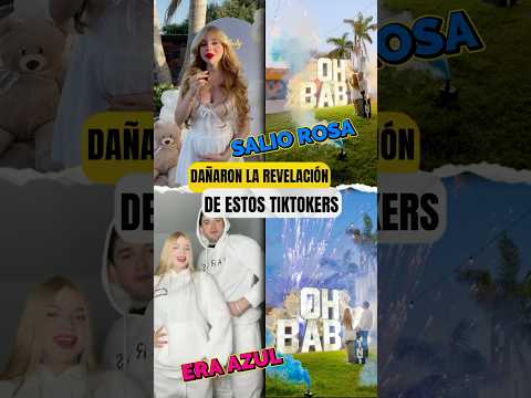 Asi le arruinaron la revelación de genero a estos tiktoker