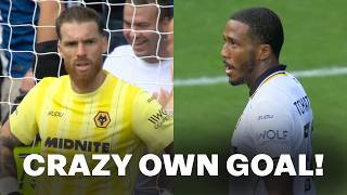 Wolves' Jackson Tchatchoua scores CRAZY own goal | EFL