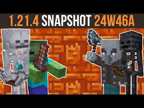 Minecraft 1.21.4 Snapshot 24W46A | Holder Types & Resin Wolf Farm!