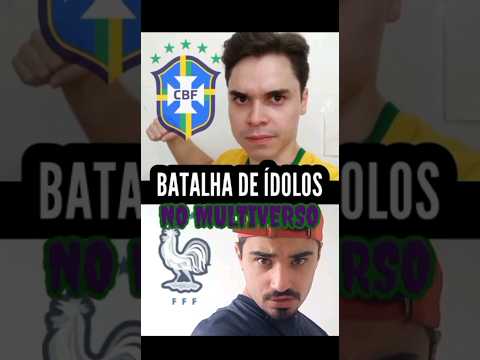 Batalha de ídolos Brasil x França #futebol #seleçãobrasileira #neymar #mbappe