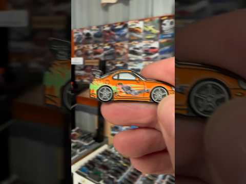 Adding the fast and furious supra pin to the dash of my car 🔥🔥🔥 #fastandfurious #diecast #supra