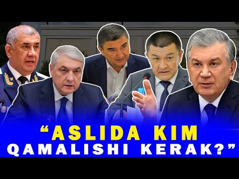 "ASLIDA KIM QAMALISHI KERAK?"