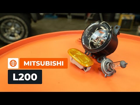 Comment changer une ampoule, le répétiteur et l'antibrouillard sur la MITSUBISHI L200 KA [TUTORIEL]
