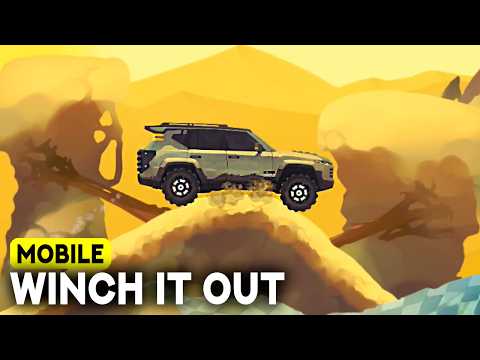 WINCH IT OUT - Mobile Gameplay (Android) I Am An SUV Driver in Strange Locations