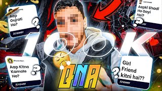 FACE REVEAL? | MY YouTube INCOME?? | 100K SUBS Special QnA Video #qna #trending #viral