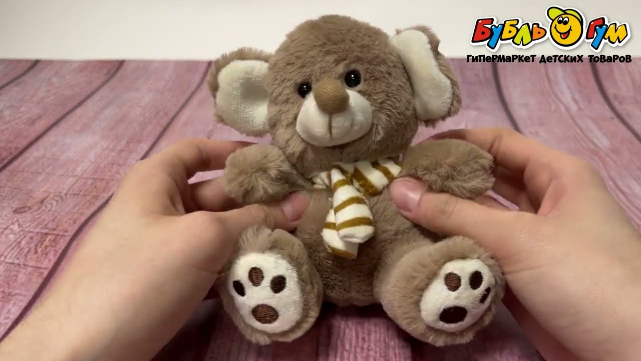 Игрушка мягкая мишки в коробочке в ассортименте 13см - видео Игрушка мягкая мишки в коробочке в ассортименте 13см - видео