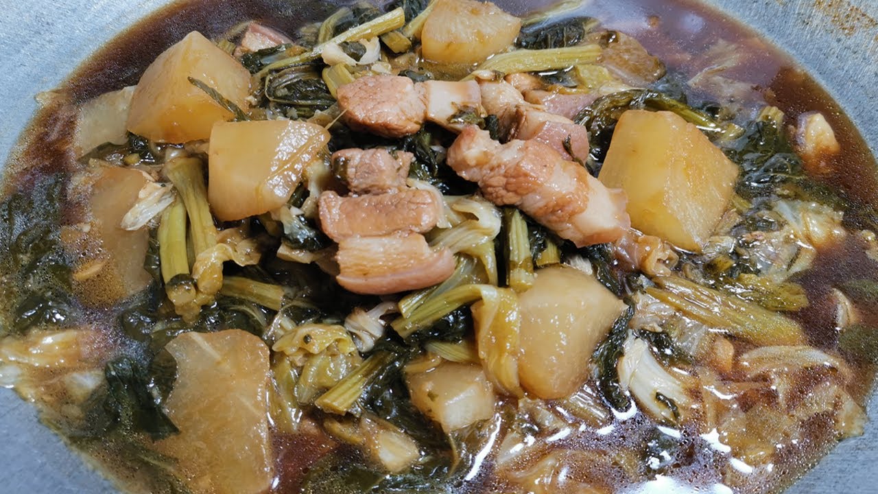 ต้มจับฉ่ายหมูสามชั้น