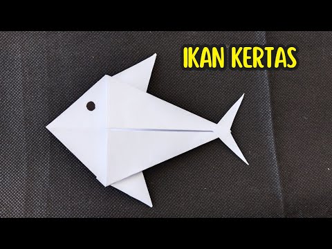 Cara Melipat Kertas Menjadi Bentuk Ikan