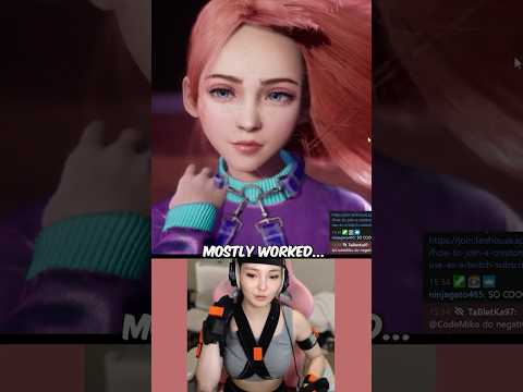 Realistic VTuber HAIR PHYSICS with Finger Tracking!