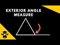 Understanding Exterior Angles of a Triangle