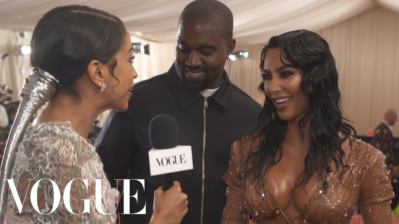 Kim Kardashian West & Kanye West on Her Ocean-Soaked Met Look - Met Gala 2019 With Liza Koshy