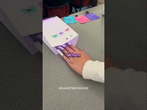 Nail Salon at School 😂