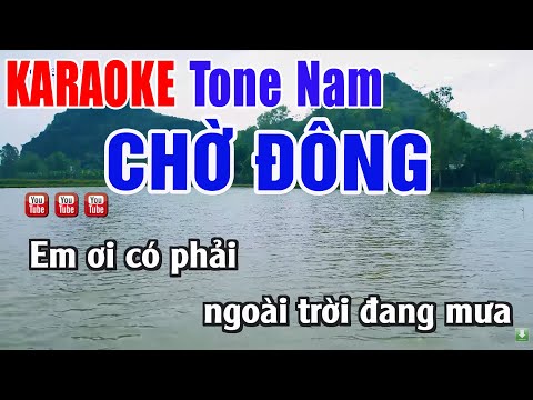 Chờ Đông KARAOKE Tone Nam Nhạc Sống 2026 – Organ Thanh Ngân