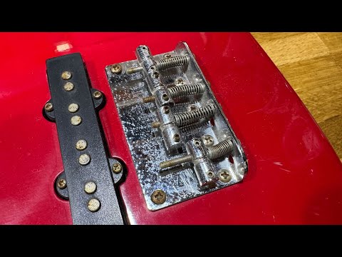 サビだらけの中古ベースを磨く（なつばやしのベース実験室）
